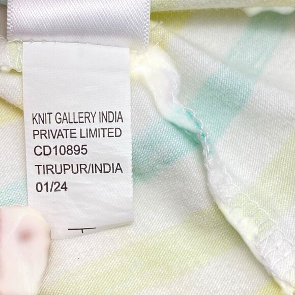 TOMMY BAHAMA Girls Dress Size 4 Yellow Blue Striped Summer Fun Party Beach 5-38 - Picture 8 of 8